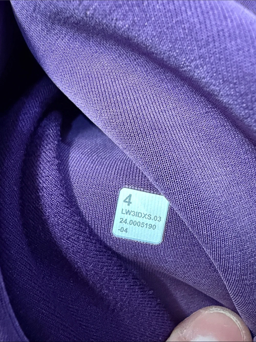 050. Lululemon Brushed Softstreme Half Zip Dramatic Magenta